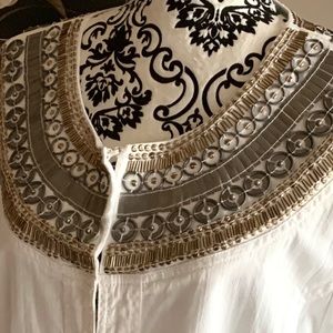 Chico's Scoop Neck Blouse/Cardigan SZ XL